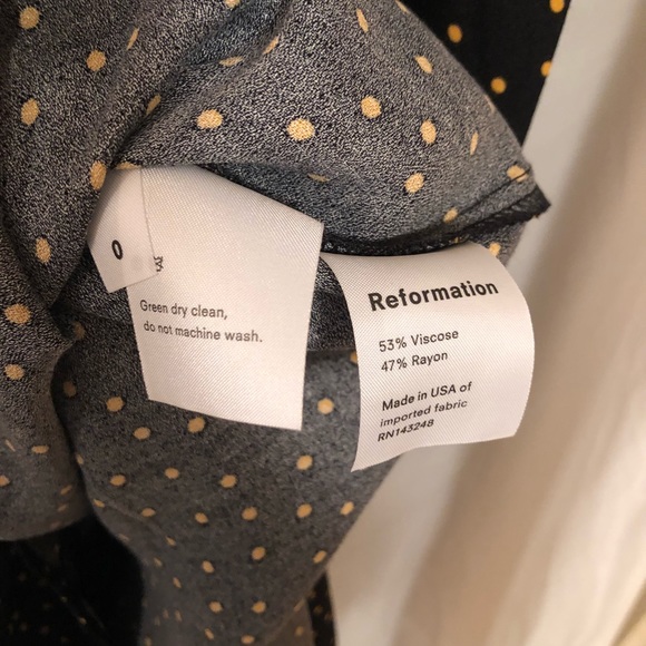 Reformation Mabel Midi Dress Size 8 - Picture 8 of 8